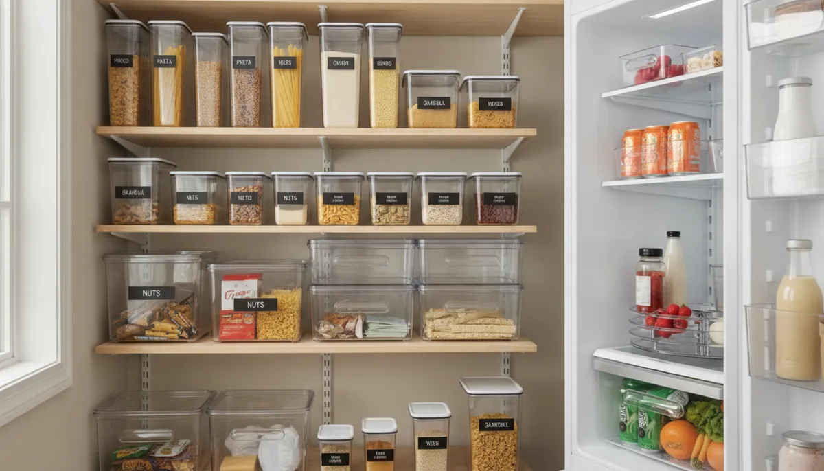 BINO kitchen organizers and pantry storage bins
