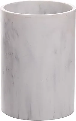 BINO | Kitchen Utensil Holder for Countertop, Matte Marble | Utensils Caddy | Countertop Utensils Holder | Utensil Crocks for Kitchen | Cooking Spatula Crock